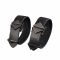 Набір для бондажу LOCKINK 8-Bondage-Straps Restraint Set, чорний 8 ременів з натуральної шкіри