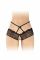 Трусики з відкритим доступом Fashion Secret Celia Black, лямки на талії