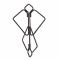 Затискачі для сосків LOCKINK Minimalism Nipple Clamps, сріблясті