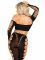 Комплект Leg Avenue Seamless Cut-Out Crop Top and Legging One Size Black