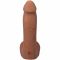 Фалоімітатор Doc Johnson The Realistic Cock ULTRASKYN - 7 Inch with Balls Caramel