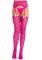 Колготки-панчохи Leg Avenue Heart Garterbelt Stockings One Size Magenta
