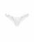 Трусики-стрінги з мереживом Obsessive Arrowel White crotchless thong S/M