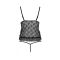 Боді монокіні з відкритими грудьми Passion JUSTINA BODY L/XL, black