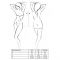Боді Passion MELANIA BODY XXL/XXXL, black