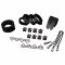 Набір для бондажу LOCKINK 8-Bondage-Straps Restraint Set, чорний 8 ременів з натуральної шкіри