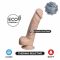 Фалоімітатор SilexD Johnny Real Skin Flesh MODEL 1, суперреалістичний, на присосці, діаметр 3,8 см