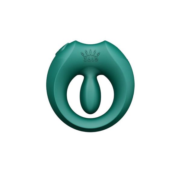 Ерекційне смарт-віброкільце Zalo Apis Turquoise Green, до 4 годин роботи, зарядний кейс