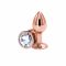 Анальна пробка NS Novelties Rear Assets - Rose Gold - Small - Clear