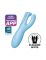 Кліторальний смарт-вібратор Satisfyer Threesome 4 Blue з трьома пальчиками