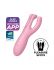 Кліторальний смарт-вібратор Satisfyer Threesome 4 Pink з трьома пальчиками