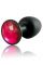 Анальна пробка Dorcel Geisha Plug Ruby L з кулькою всередині, створює вібрації, макс. діаметр 4 см