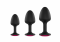Анальна пробка Dorcel Geisha Plug Ruby XL з кулькою всередині, створює вібрації, макс діаметр 4,5 см