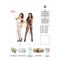 Бодістокінг Passion BS008 white, комбінезон, імітація панчіх і пояса
