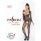 Бодістокінг Passion BS031 black, комбінезон з відкритими грудьми