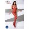Бодістокінг Passion BS071 red, комбінезон на бретелях