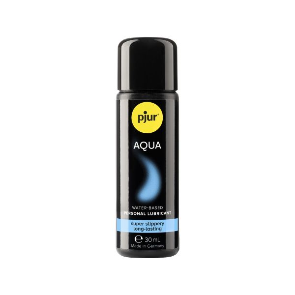 Лубрикант на водній основі pjur Aqua 30 мл, ефект оксамитової шкіри без прилипання