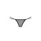Трусики на зав'язочках з боків Passion Exclusive ZITA THONG XXL/XXXL, black