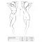 Напівпрозорий корсет Passion Exclusive MIRAJANE CORSET L/XL, black