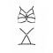 Бюстгальтер-стрепи Passion Exclusive ARMANDA BRA L/XL, black