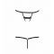Трусики-стрепи Passion Exclusive SHELLY THONG L/XL, black