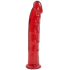 Фалоімітатор Doc Johnson Jelly Jewels Dong & Suction Cup Red, діаметр 3,6 см, антибактеріальний ПВХ
