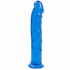 Фалоімітатор Doc Johnson Jelly Jewels Dong & Suction Cup Blue, діаметр 3,6 см, антибактеріальний ПВХ