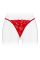 Трусики-стрінги з перлинною ниткою Fashion Secret VENUSINA Red