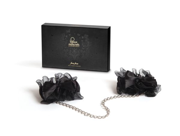 Наручники Bijoux Indiscrets - Frou Frou Organza handcuffs, атлас і органза, подарункове паковання
