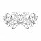 Маска на обличчя Bijoux Indiscrets - Kristine Mask, вінілова, клейове кріплення, без зав'язок