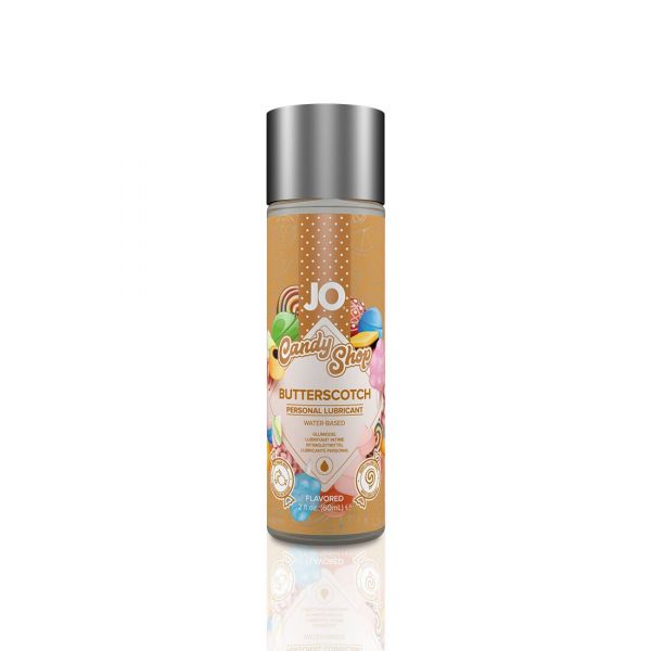 Лубрикант на водній основі JO H2O — Candy Shop — Butterscotch (60 мл) без цукру та парабенів