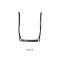Портупея Bijoux Indiscrets MAZE - X Harness Black, екошкіра