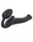 Безремінний страпон Strap-On-Me Black M, повністю регульований, діаметр 3,3 см