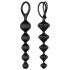 Набір анальних намистин Satisfyer Beads Black, силікон, макс. діаметр 3,3 см та 3,5 см