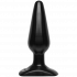 Анальна пробка Doc Johnson Smooth Classic Medium - Black, макс. діаметр 4,2 см