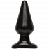 Анальна пробка Doc Johnson Smooth Classic Large - Black, макс. діаметр 5,7 см