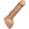 Фалоімітатор Doc Johnson - 7 Inch Perfect Erect Cock, велика головка, Vac-U-Lock