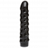 Дилдо Doc Johnson CodeBlack - 8 Inch Raging Vac-U-Lock із стимулювальним рельєфом, діаметр 3,8 см