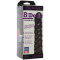 Дилдо Doc Johnson CodeBlack - 8 Inch Raging Vac-U-Lock із стимулювальним рельєфом, діаметр 3,8 см