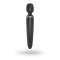 Вібромасажер Satisfyer Wand-er Woman (Black/Gold), водонепроникний, потужний, розмір XXL
