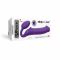 Безремінний страпон з вібрацією Strap-On-Me Vibrating Violet XL, діам. 4,7см, пульт ДК, регульований