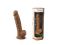 Фалоімітатор SilexD Johnny Caramel (MODEL 1 size 7in), двошаровий, силікон + Silexpan, діаметр 3,8см