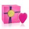 Вібратор-сердечко Rianne S: Heart Vibe Rose, 10 режимів, медичний силікон, подарункове паковання