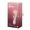 Смарт вібратор-кролик Satisfyer Mono Flex Mauve, 2 мотори, керування через інтернет