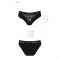 Трусики з широкою гумкою і мереживом Passion PS001 PANTIES S, black