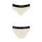 Трусики з широкою гумкою і мереживом Passion PS001 PANTIES M, ecru