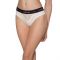 Трусики з широкою резинкою і мереживом Passion PS001 PANTIES XL, ecru