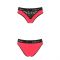 Трусики з широкою гумкою і мереживом Passion PS001 PANTIES L, red-black