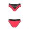 Трусики з широкою резинкою і мереживом Passion PS001 PANTIES XL, red-black