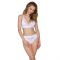 Трусики з широкою гумкою і мереживом Passion PS001 PANTIES L, white
